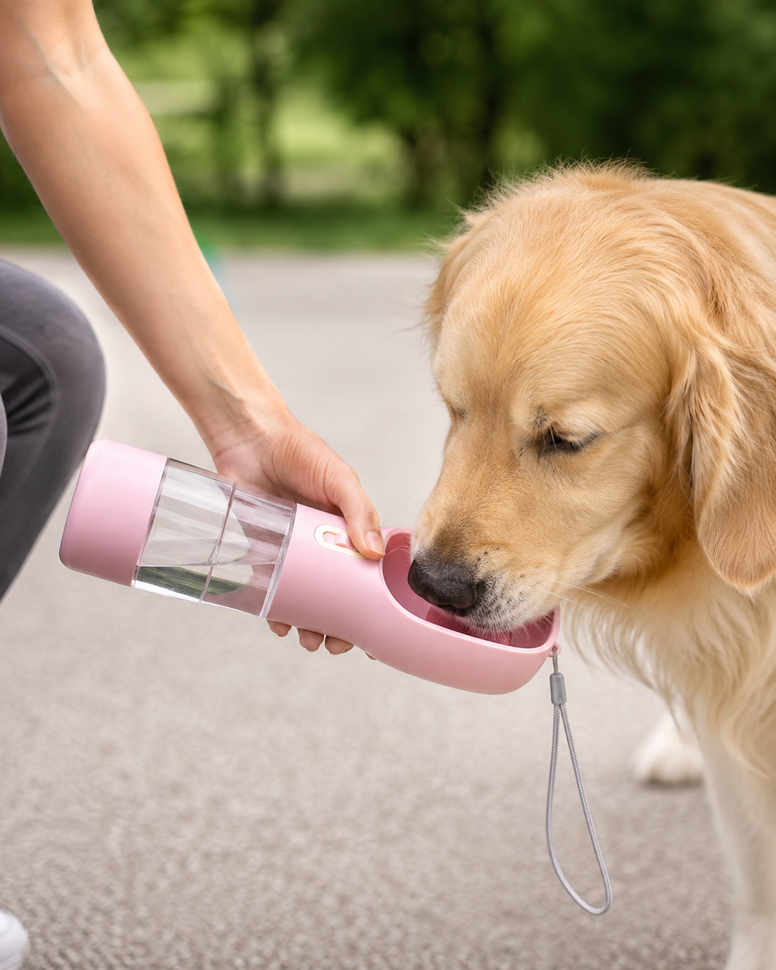 Tragbare Hundetrinkflasche