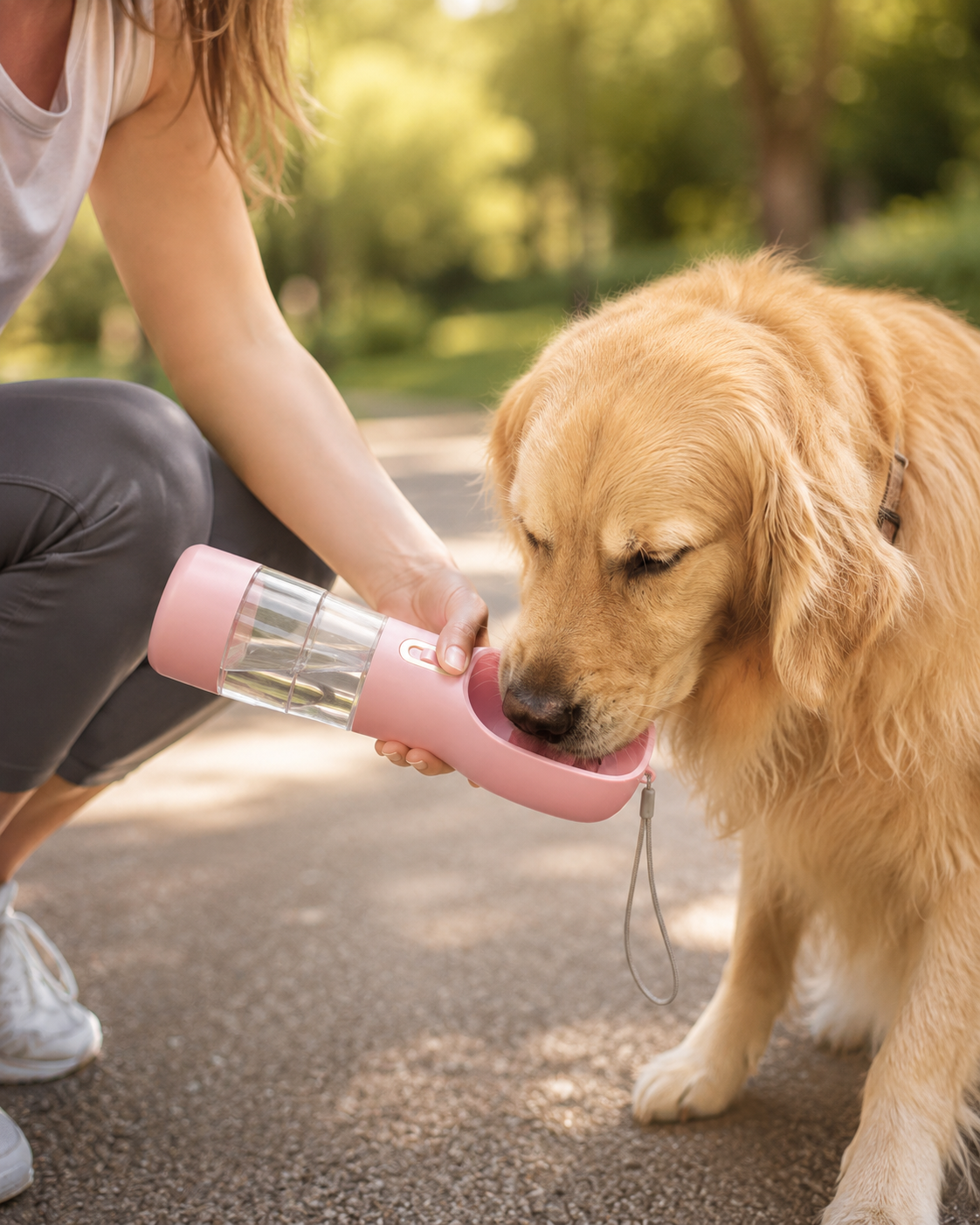 Tragbare Hundetrinkflasche