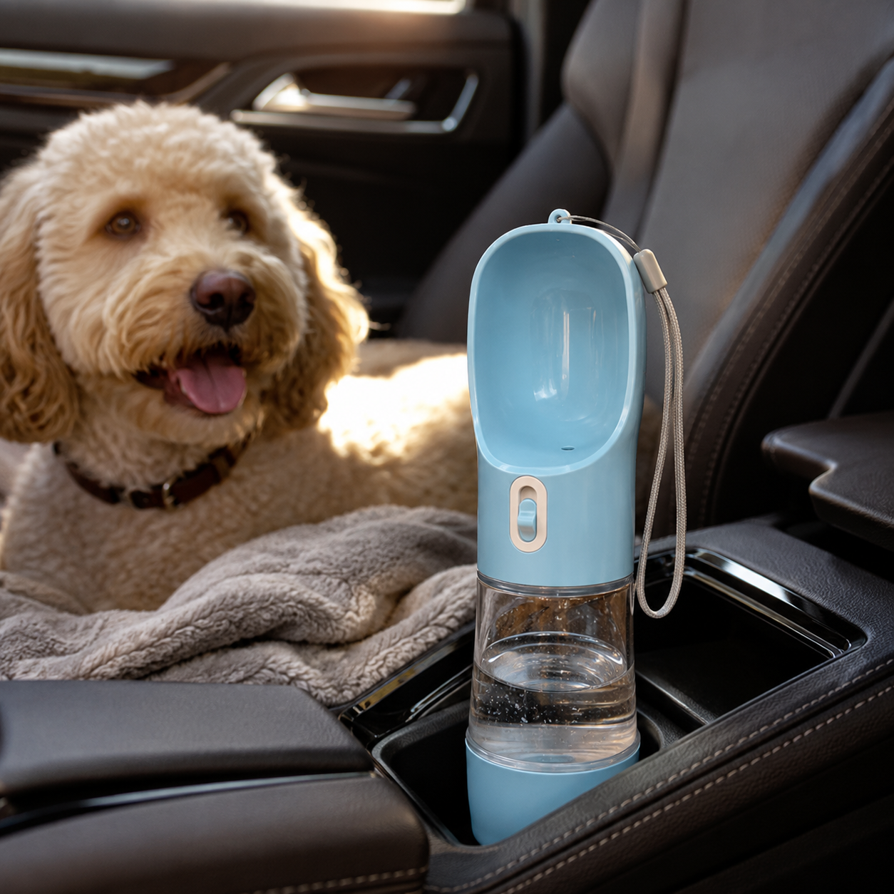 Tragbare Hundetrinkflasche