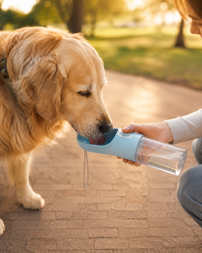 Tragbare Hundetrinkflasche